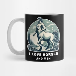 Centaur Ancient greek Mythical beast, funny graphic t-shirt, for women who love horses and men. Mug